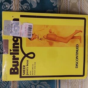 Burlington sheer panty hose sunglow size medium